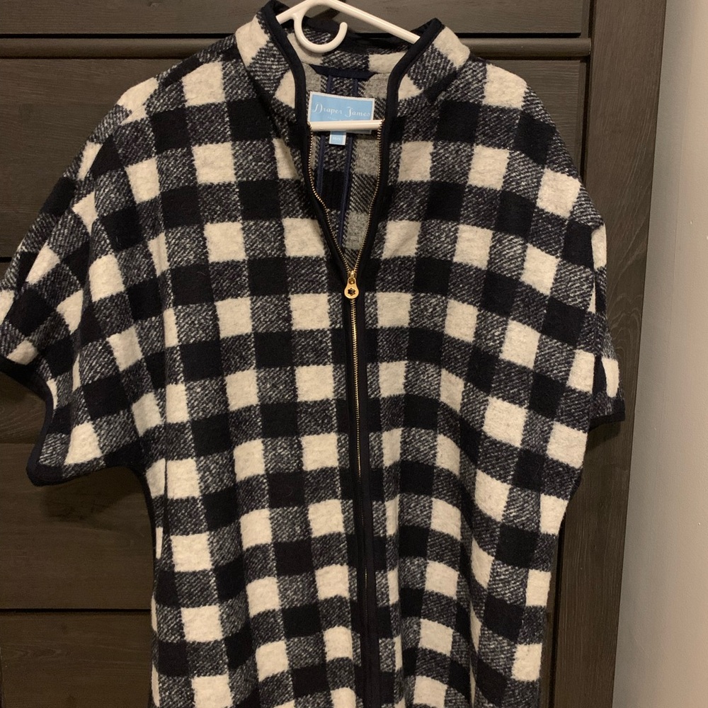 Draper James Gingham Poncho
